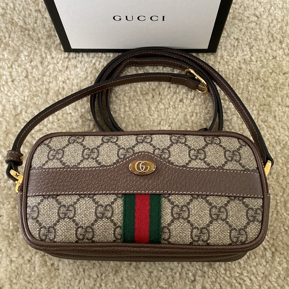 Gucci Handbags - NWT Gucci Ophidia Mini GG Crossbody bag